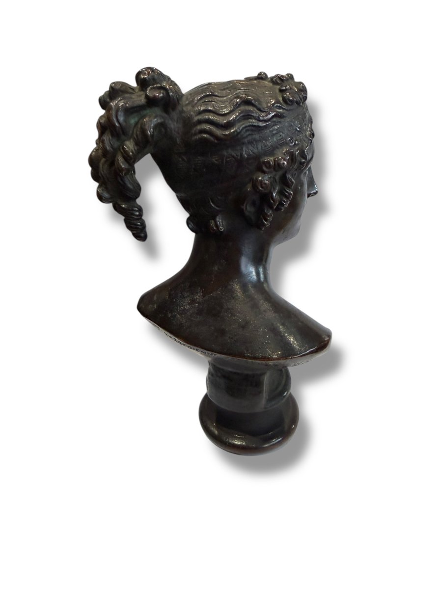 Barbedienne Fondeur Bronze Bust Of Diana-photo-2