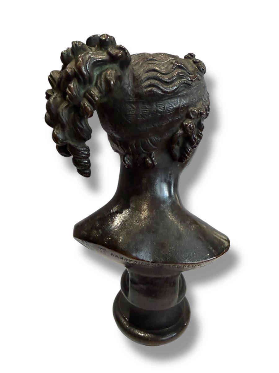 Barbedienne Fondeur Bronze Bust Of Diana-photo-4