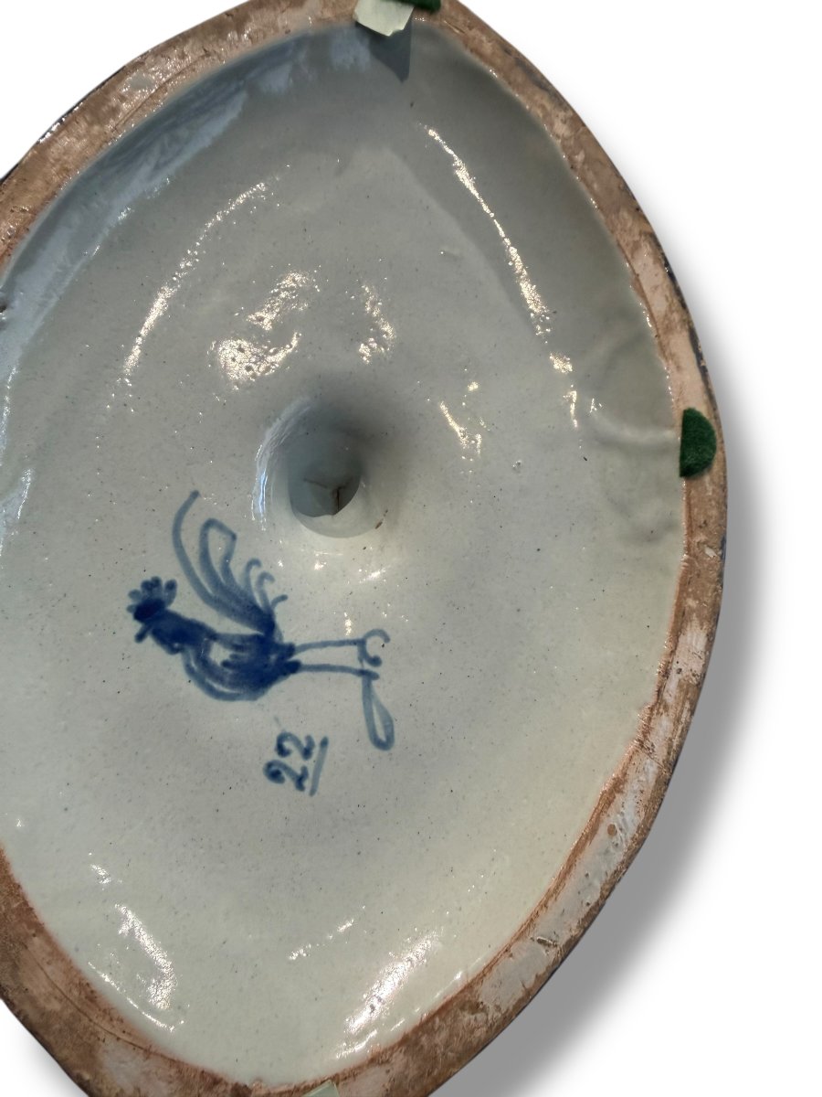 Jardinière en faïence Ulisse Cantagalli à Florence 1880-photo-5