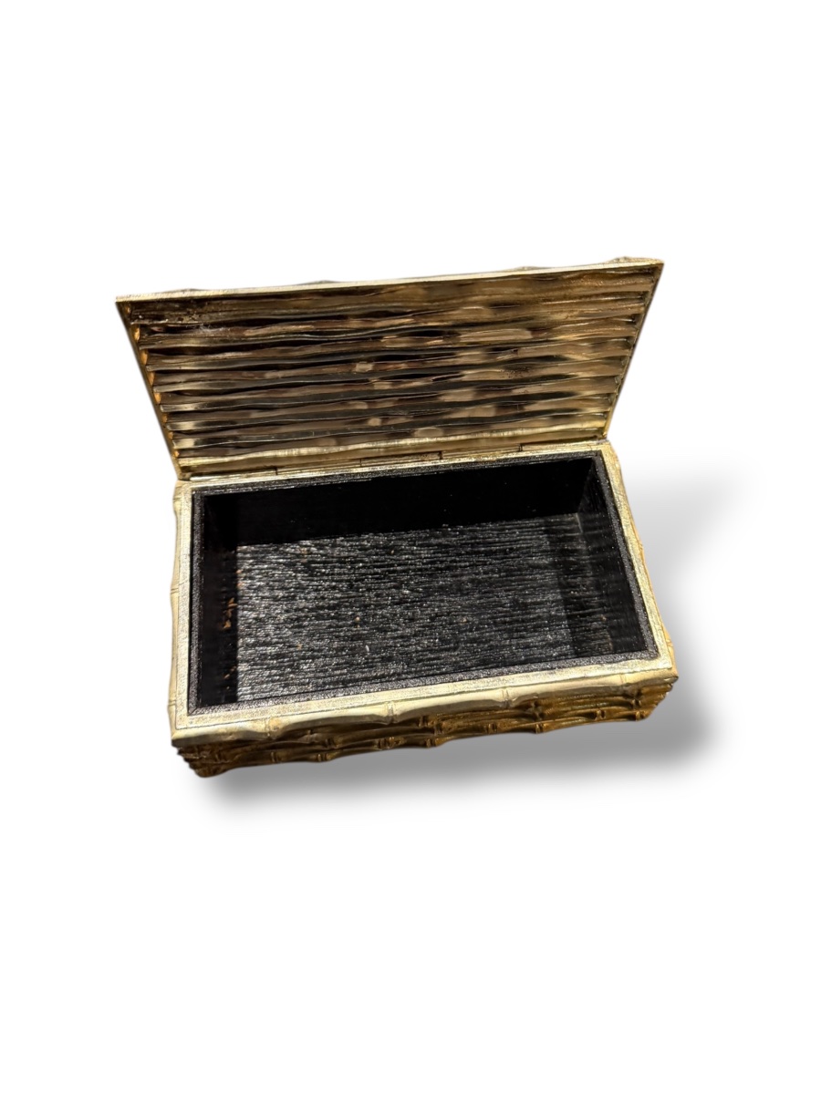 Boîte motif bambous Maria Pergay Maison Baguès-photo-1