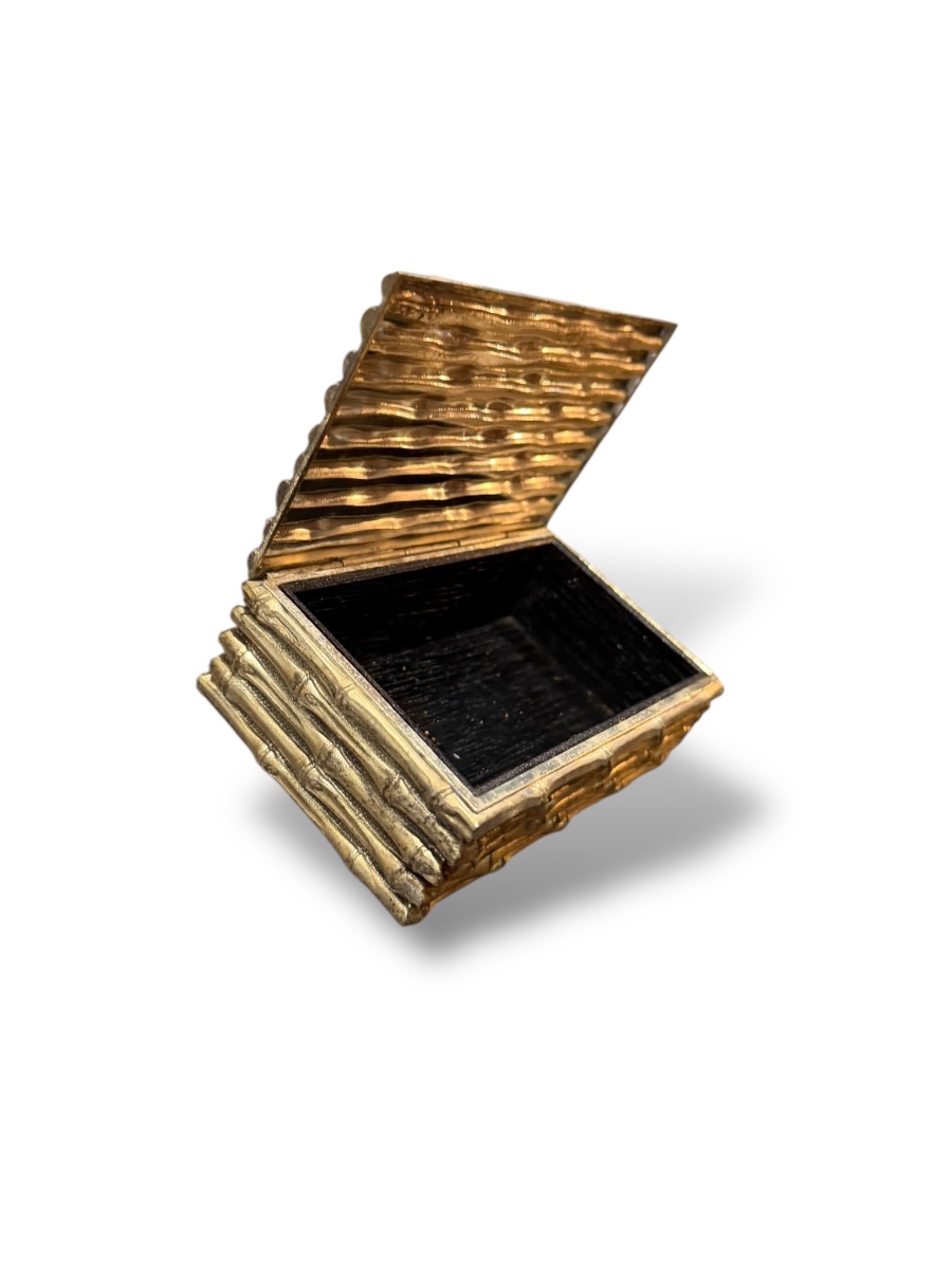 Boîte motif bambous Maria Pergay Maison Baguès-photo-3