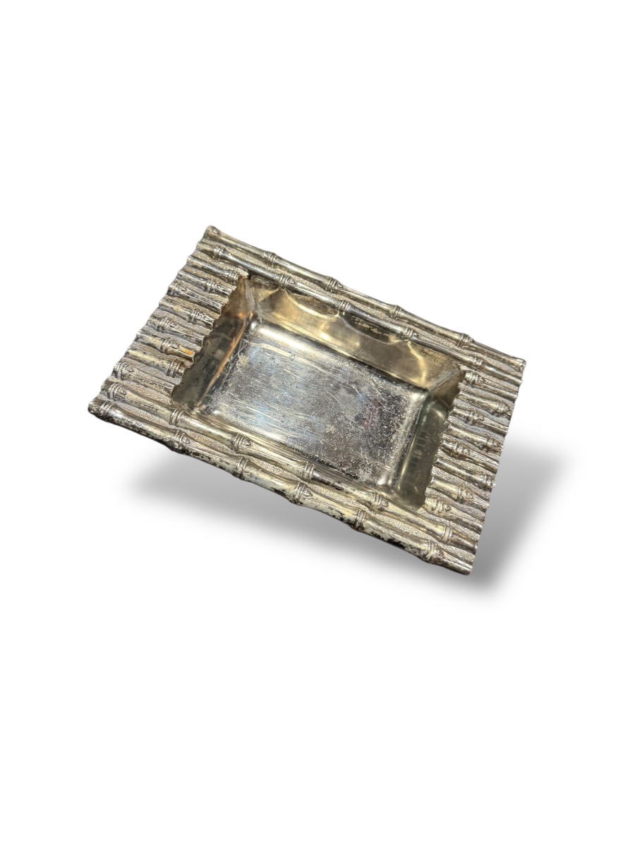 Vide-poche motif bambous Maria Pergay pour Maison Baguès