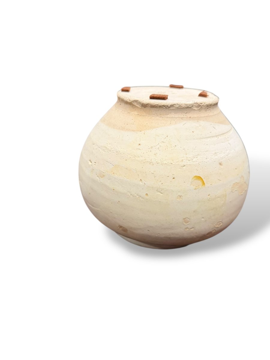 White Glazed Pot, China, Tang Dynasty-photo-1