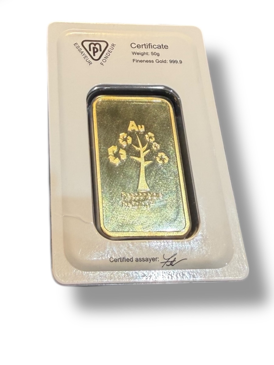 Lingotin en or 50 grammes lingot-photo-3