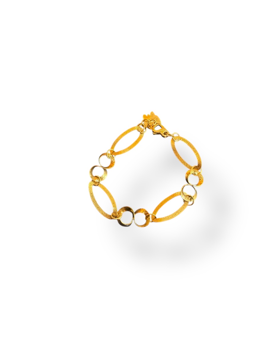 18k Gold Butterfly Bracelet-photo-2