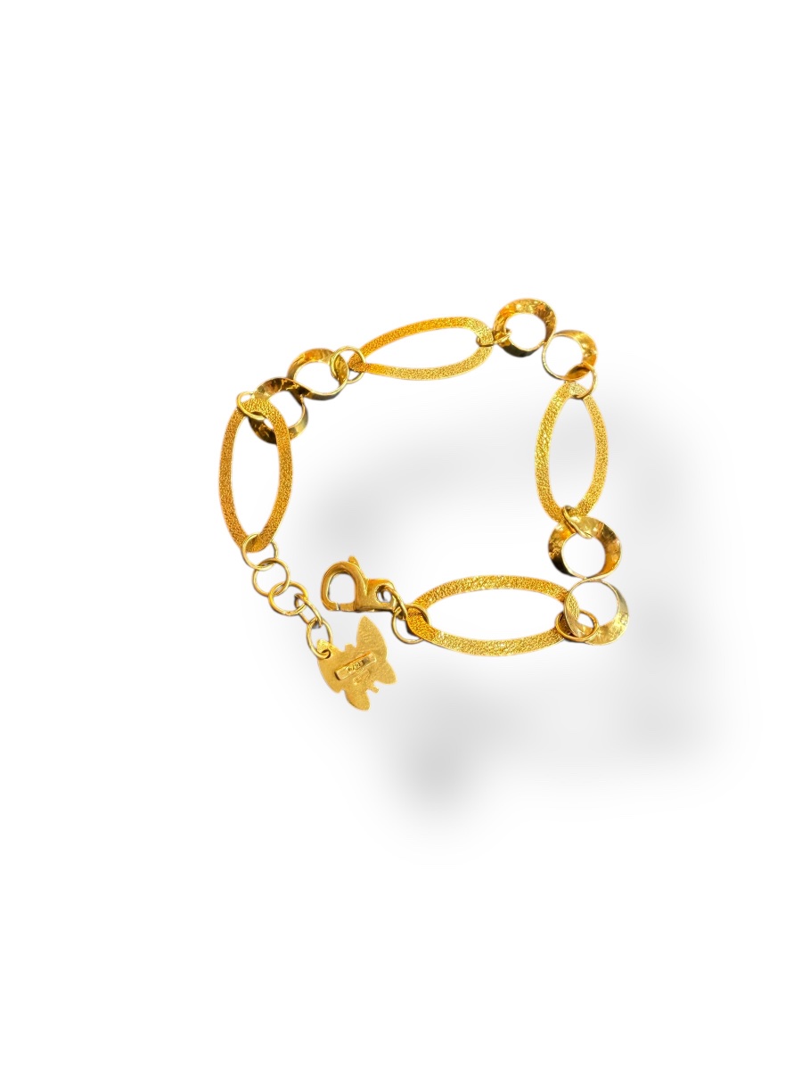 18k Gold Butterfly Bracelet-photo-3