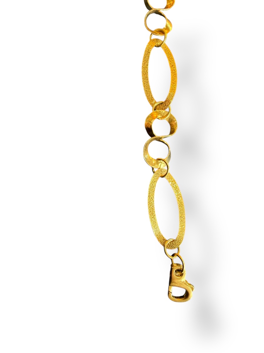 18k Gold Butterfly Bracelet-photo-6