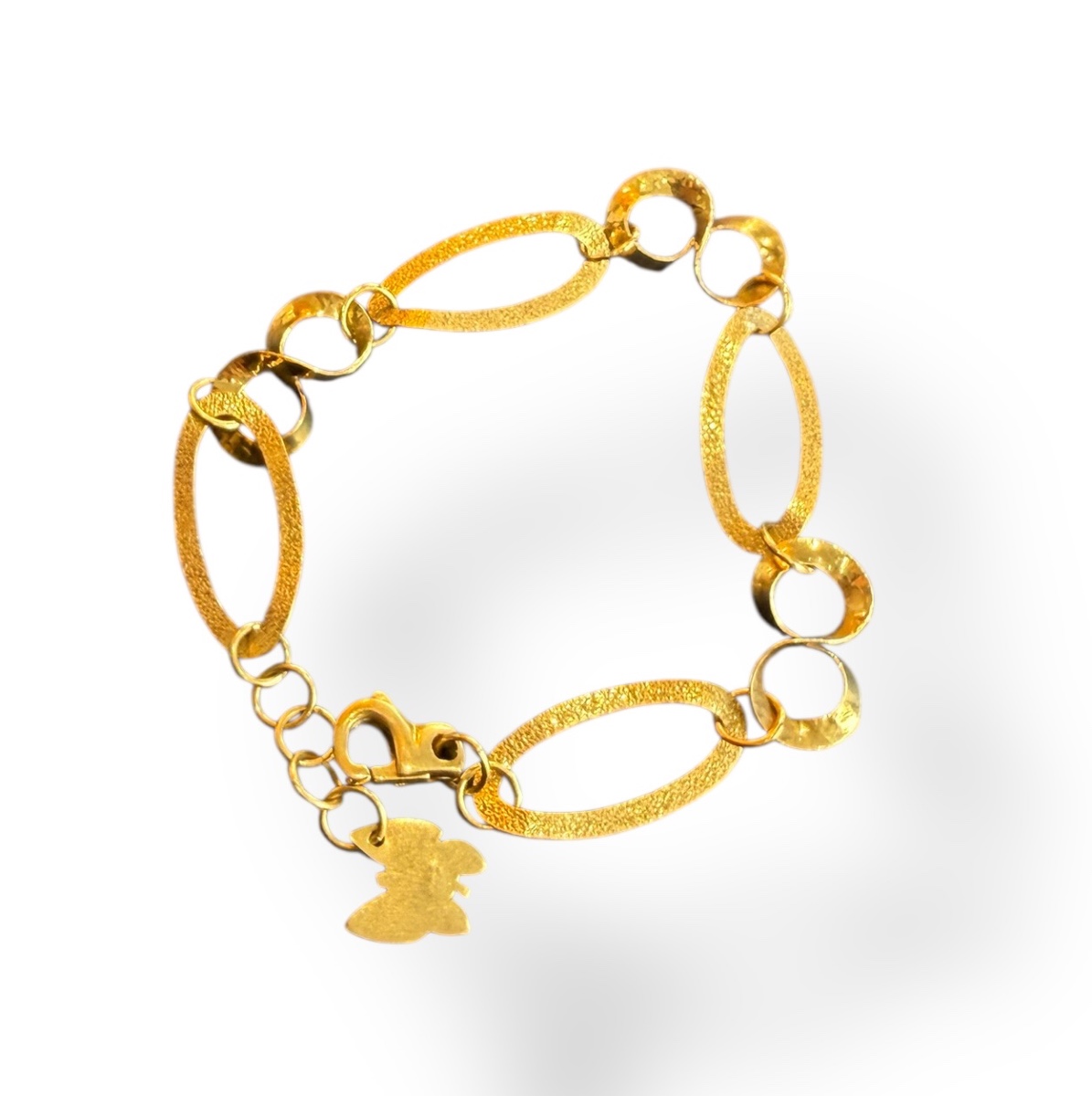 18k Gold Butterfly Bracelet