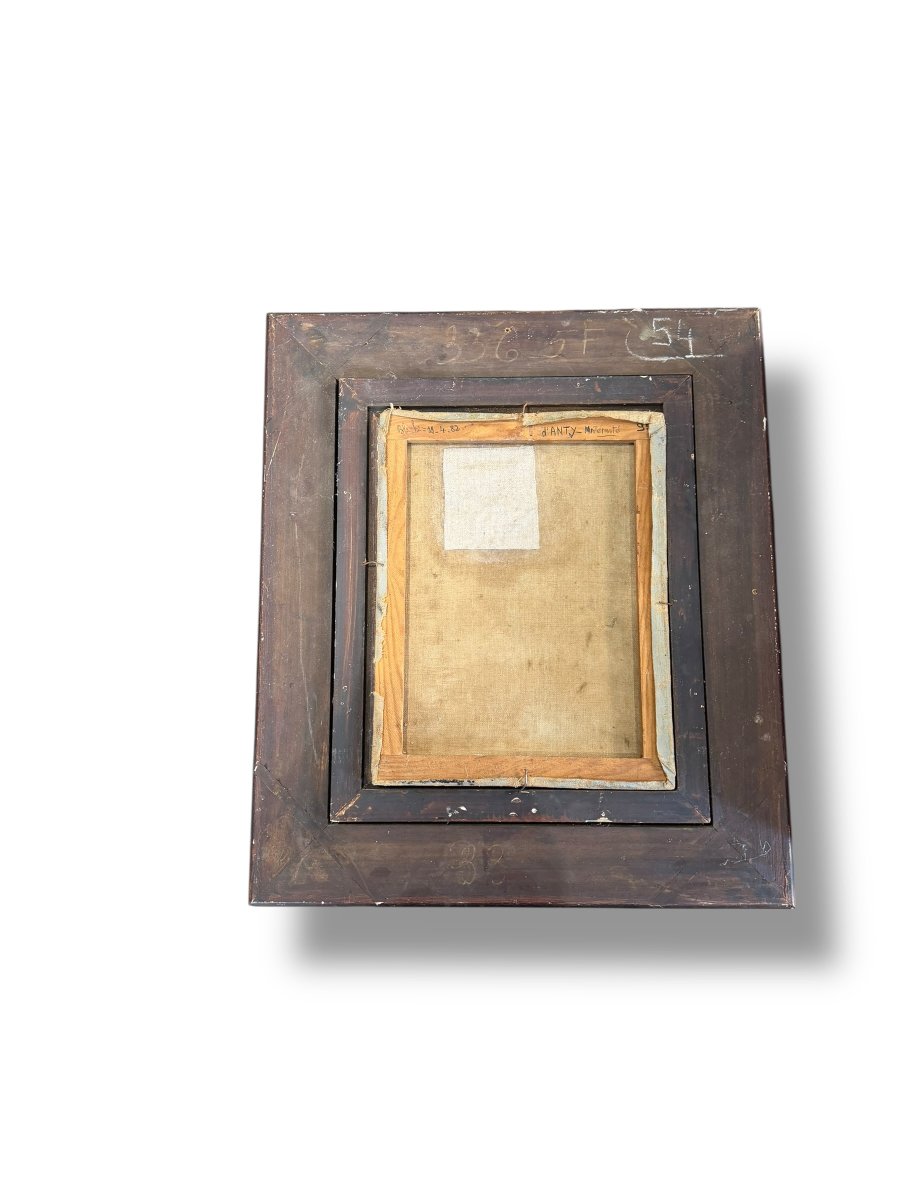 Henri d'Anty, Maternity, Oil On Canvas-photo-1