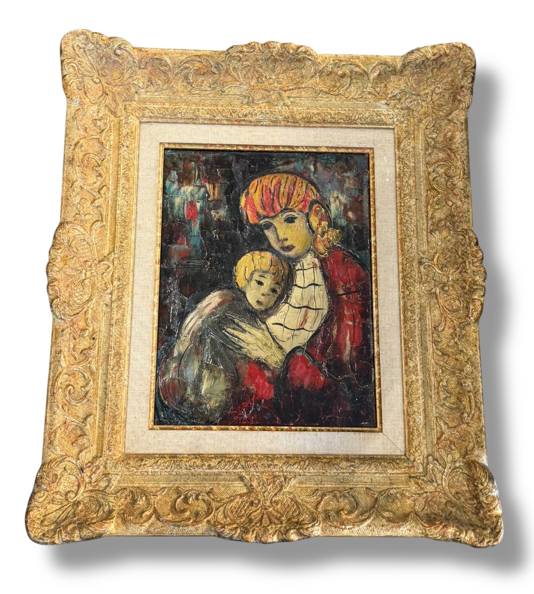 Henri d'Anty, Maternity, Oil On Canvas