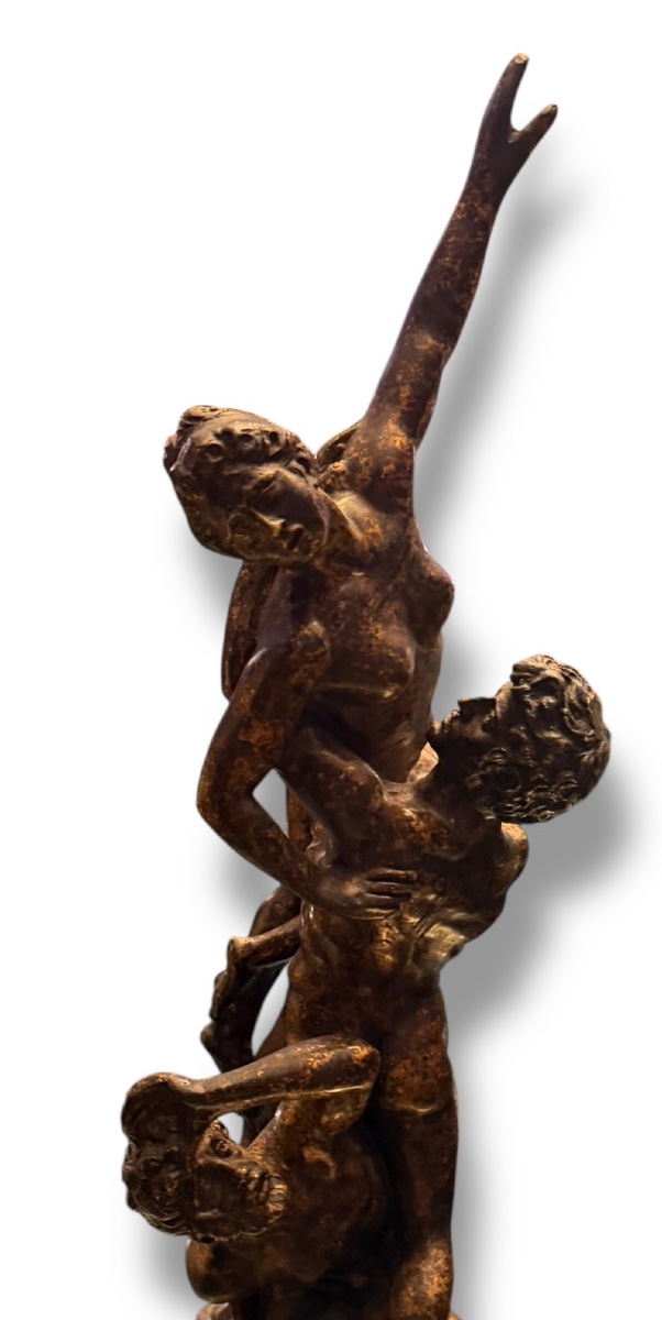 L’enlèvement des Sabines bronze d’après Jean de Bologne Giambologna-photo-2