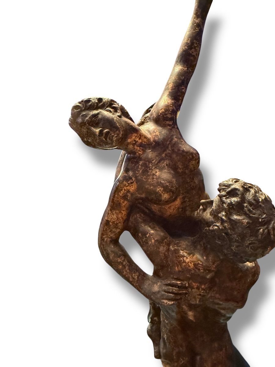 L’enlèvement des Sabines bronze d’après Jean de Bologne Giambologna-photo-2