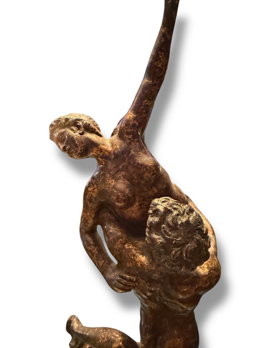 L’enlèvement des Sabines bronze d’après Jean de Bologne Giambologna-photo-3