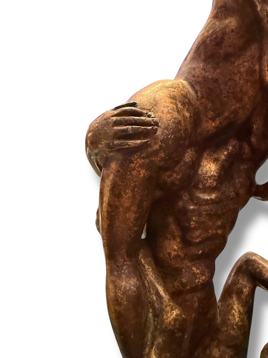 L’enlèvement des Sabines bronze d’après Jean de Bologne Giambologna-photo-4
