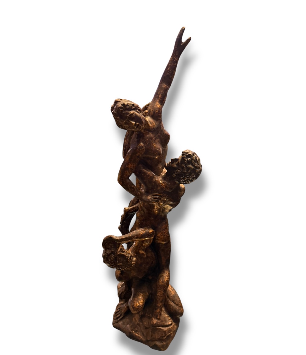 L’enlèvement des Sabines bronze d’après Jean de Bologne Giambologna