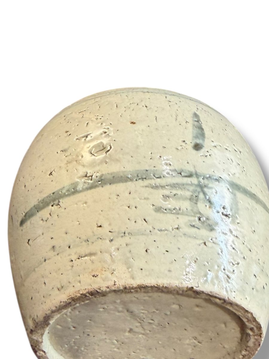 19th Century Chinese Glazed Stoneware Ginger Jar, Qing Dynasty-photo-5