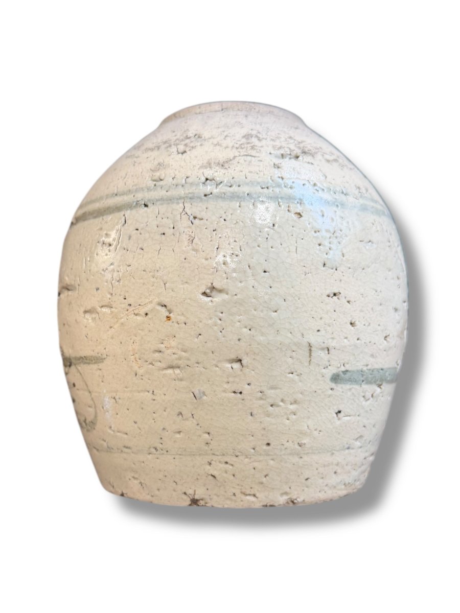 19th Century Chinese Glazed Stoneware Ginger Jar, Qing Dynasty-photo-8