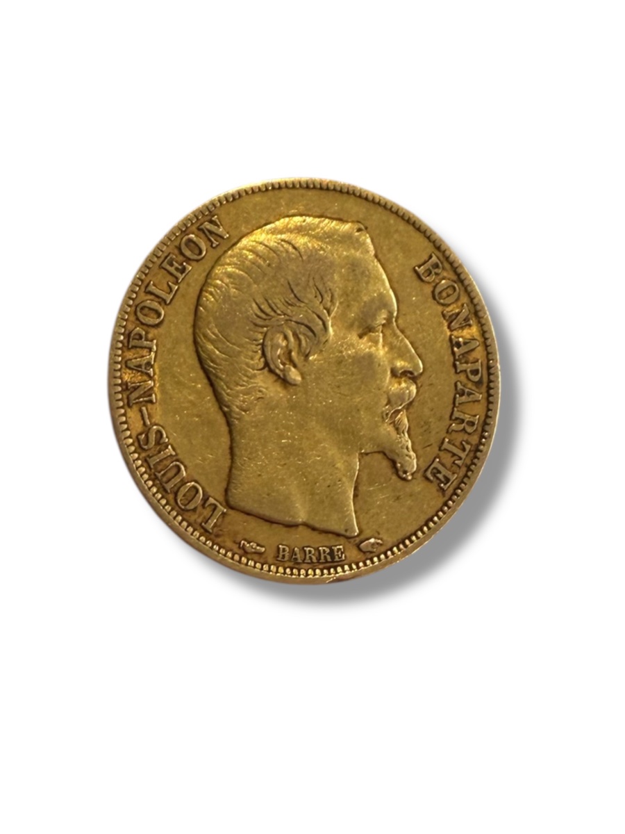 Pièce 20 francs or Louis Napoléon Bonaparte 1852-photo-2