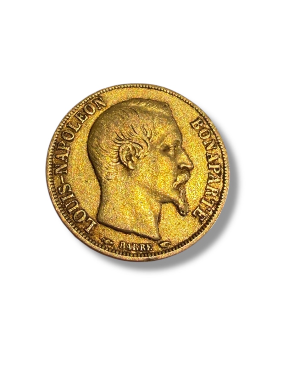Pièce 20 francs or Louis Napoléon Bonaparte 1852-photo-3