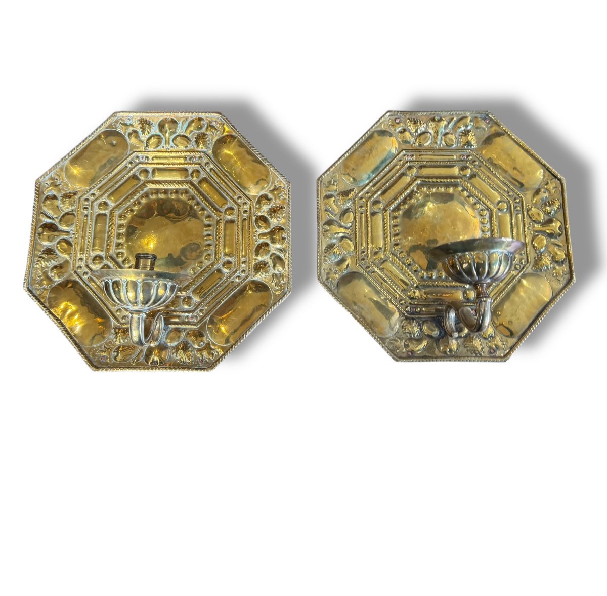 Paire de réflecteurs appliques XVIII eme-photo-7