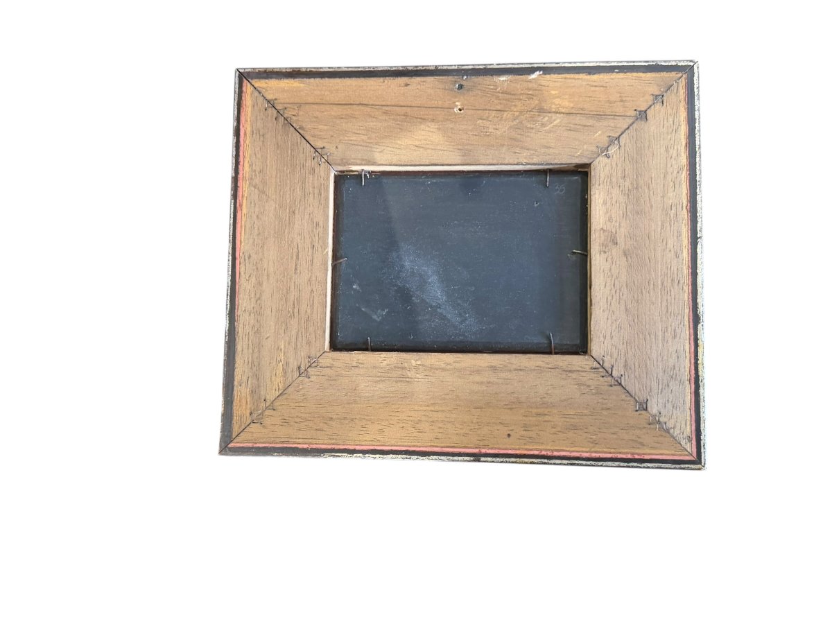 Vue de Venise Huile sur panneau signée BIANCO-photo-4