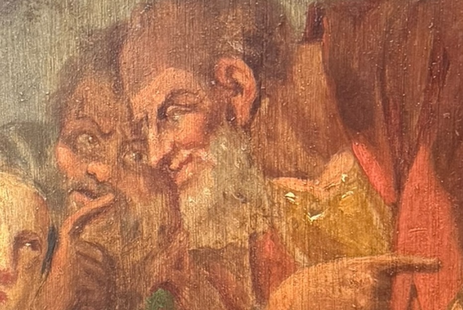 Susanna At Her Bath, Oil On Panel, 19th Century-photo-8