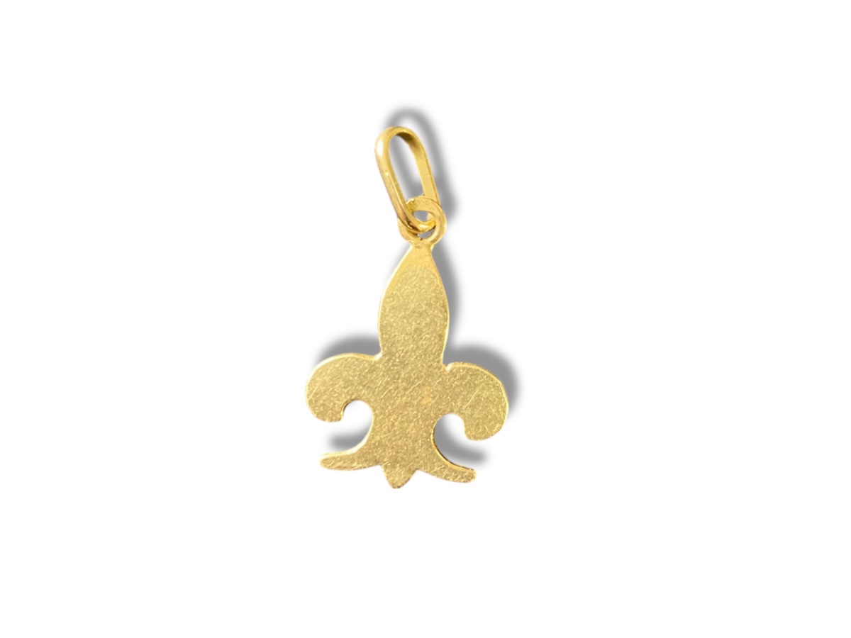 18-karat Gold Fleur-de-lis Pendant-photo-4