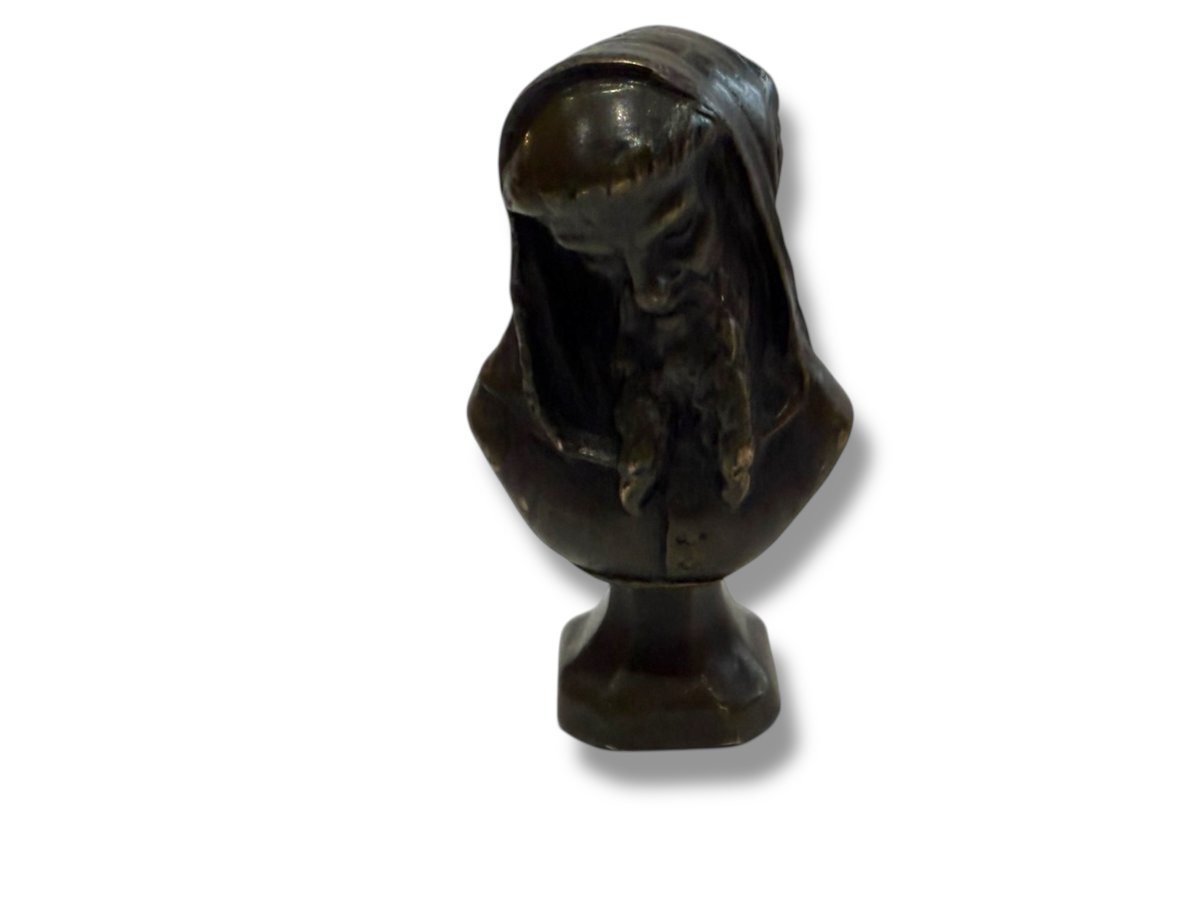 Cachet Janus en Bronze XIXeme double face -photo-7