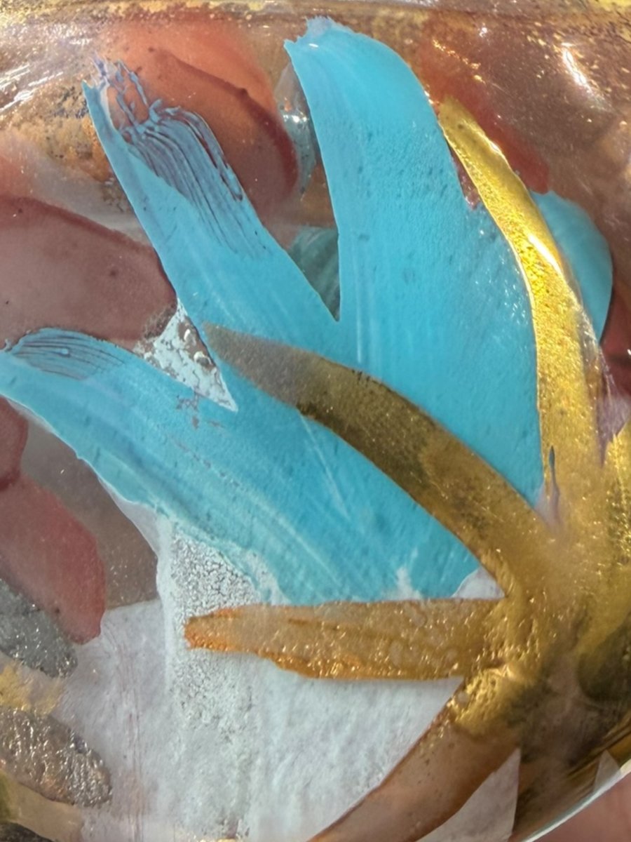 Jean-Paul VAN LITH  Verre polychrome-photo-5