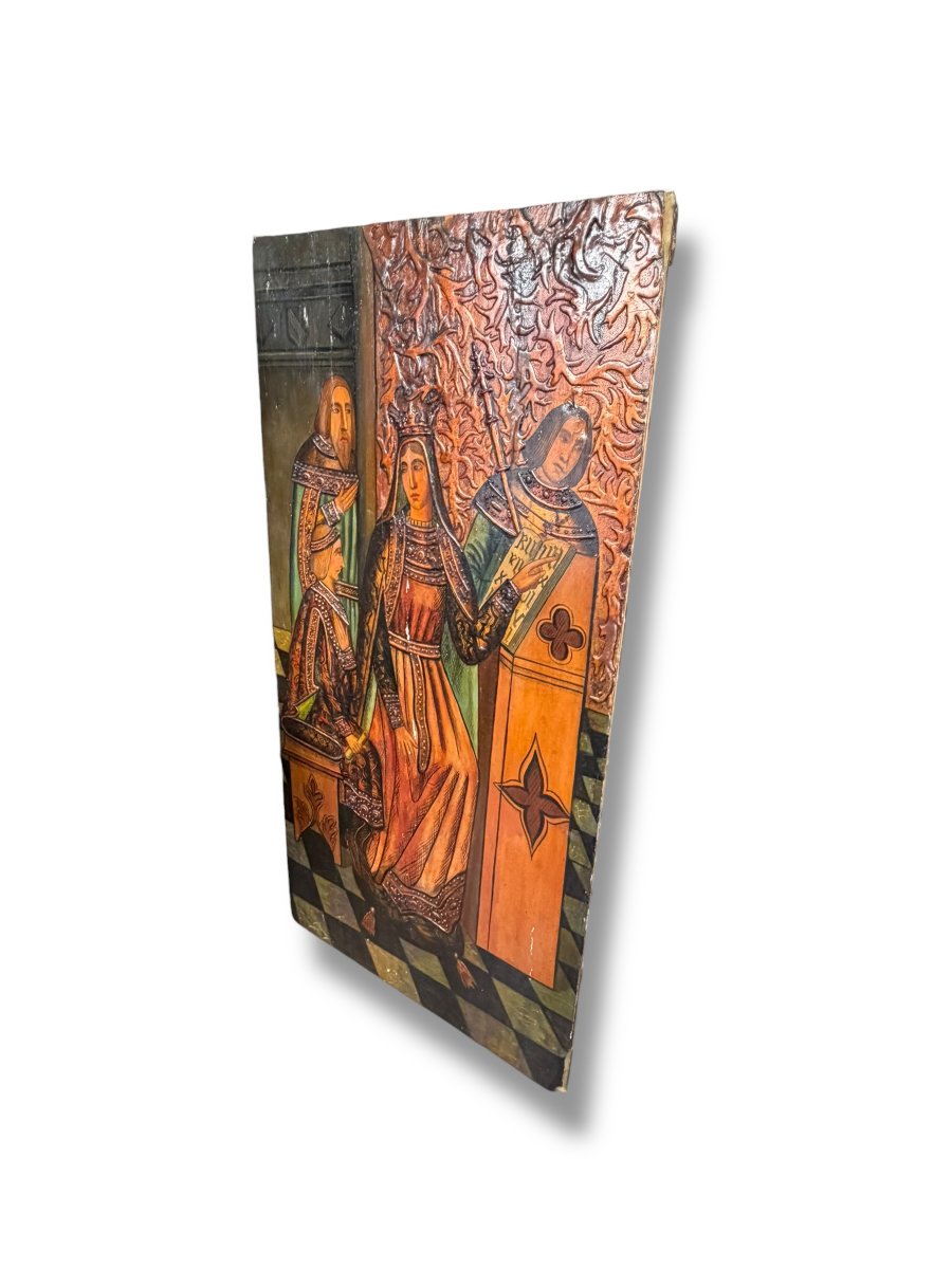 Huge Painting, Castilian School, The Royal Court-photo-5