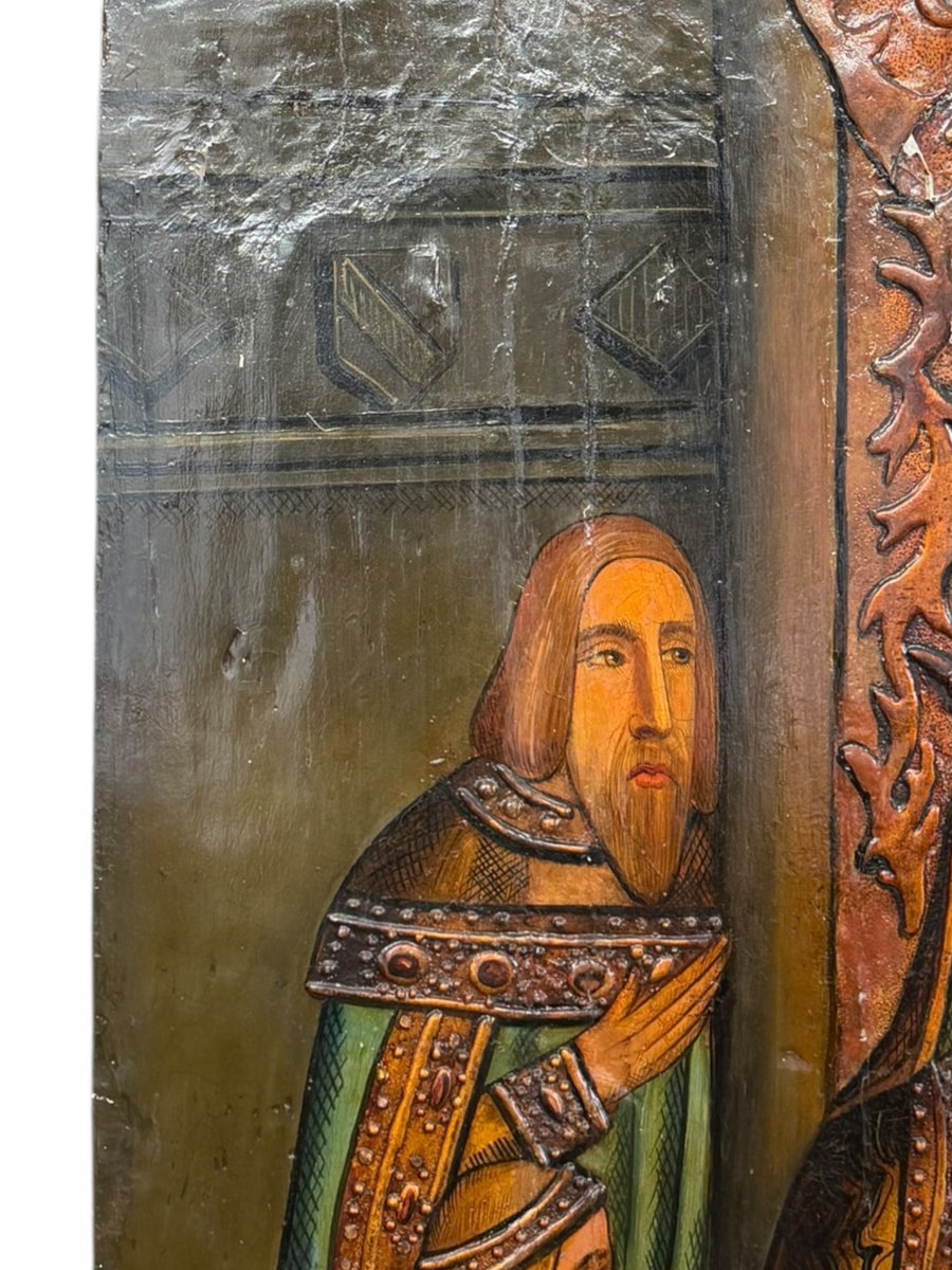 Huge Painting, Castilian School, The Royal Court-photo-6