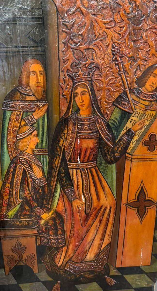 Huge Painting, Castilian School, The Royal Court