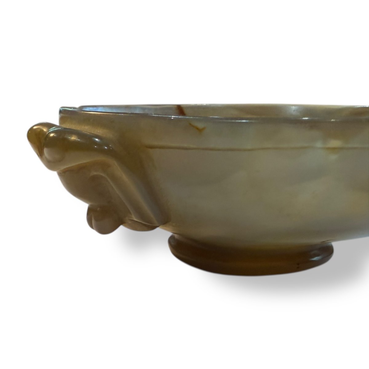 Coupe libatoire en agate Chine XIXeme-photo-2