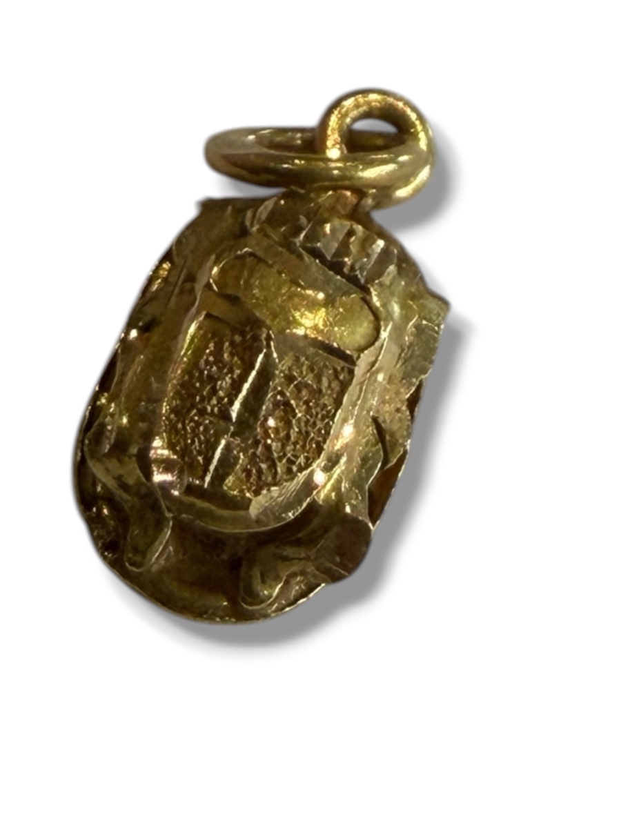 Pendentif scarabée or 18 carats -photo-3