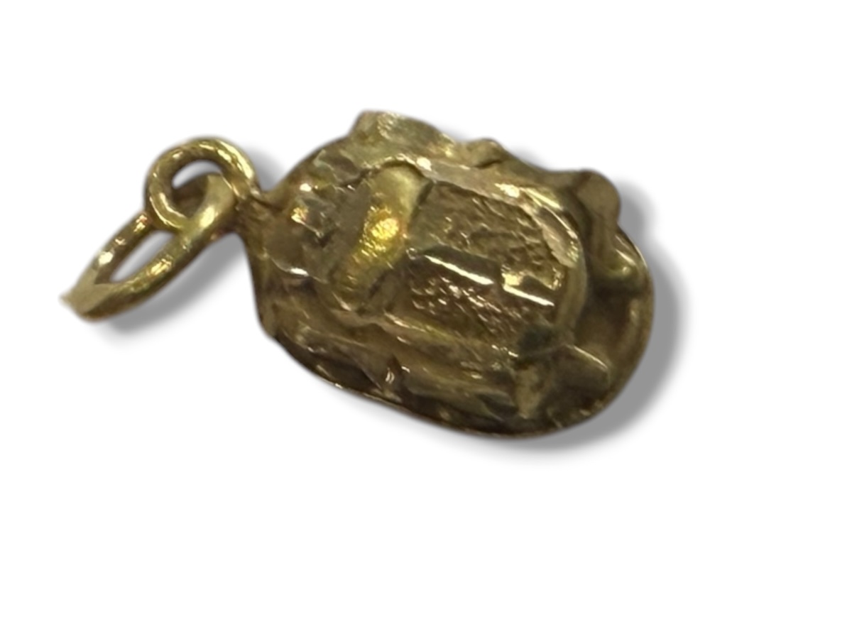 Pendentif scarabée or 18 carats -photo-4