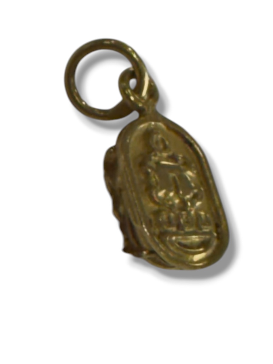 Pendentif scarabée or 18 carats -photo-2