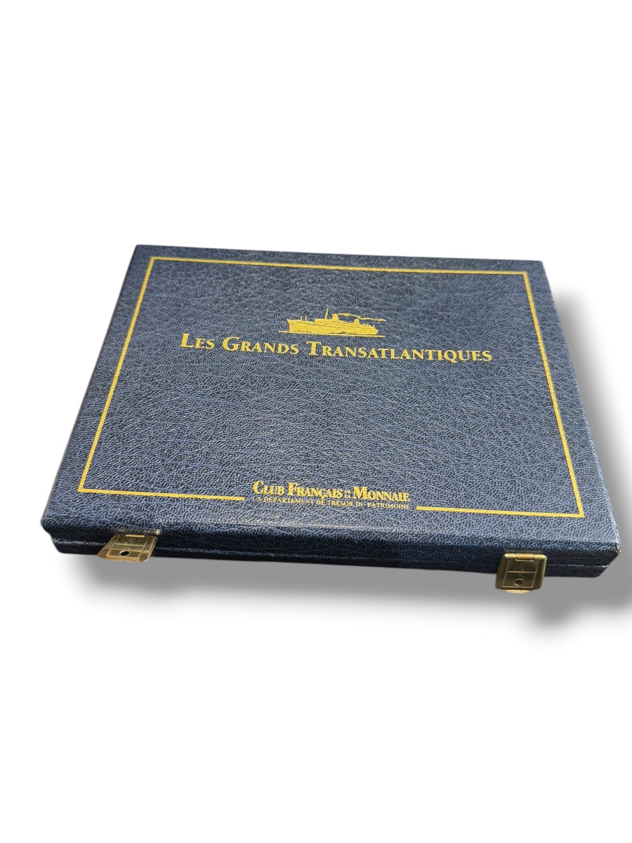 Les Grands Transatlantiques galerie numismatique 12 médailles -photo-2