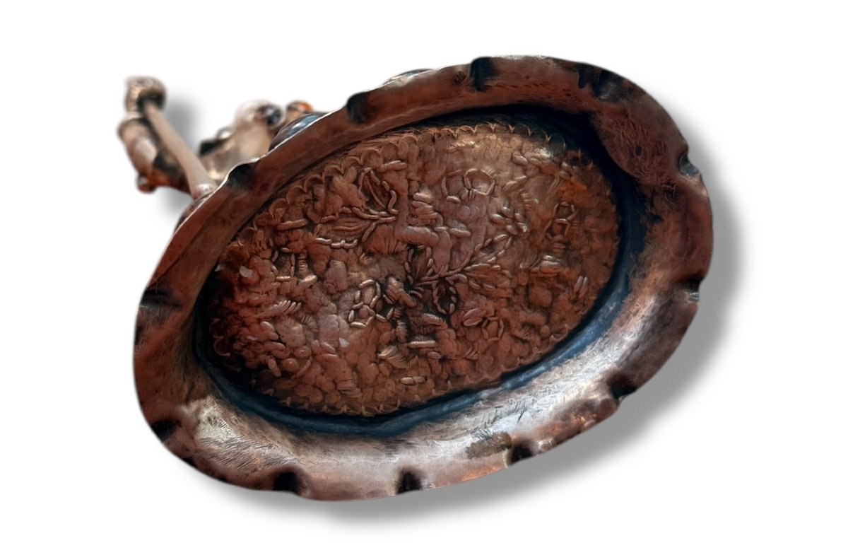 19th Century Hanau Halberdier In Solid Silver And Precious Stones-photo-1