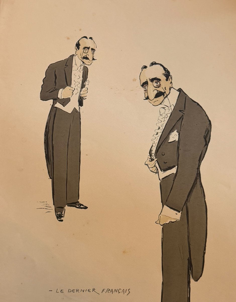 Georges Goursat Dit Sem Le Dernier Français Lithograph-photo-2