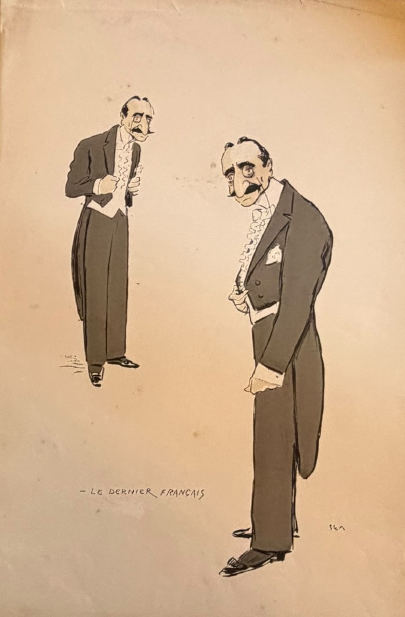 Georges Goursat Dit Sem Le Dernier Français Lithograph