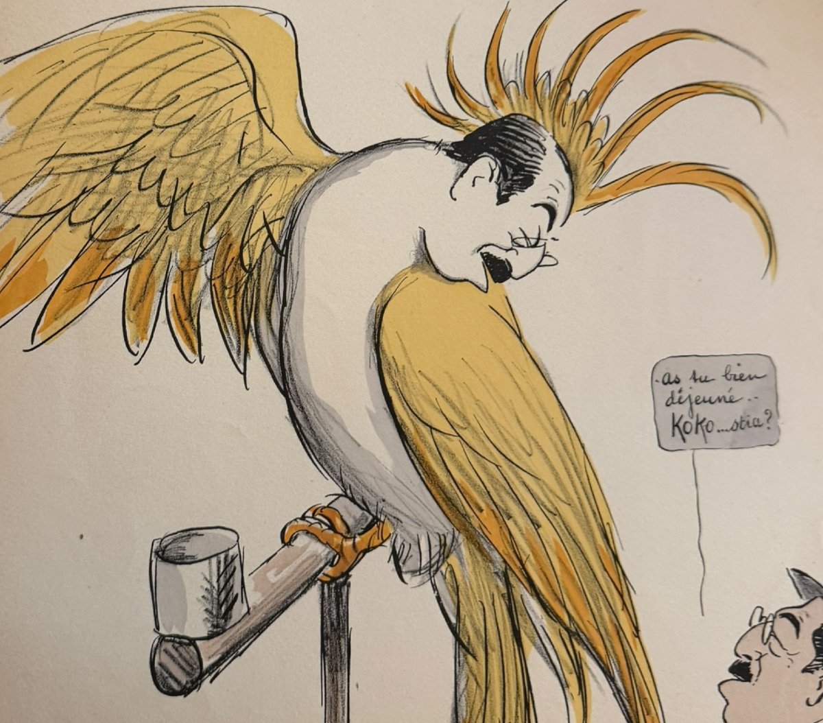 Georges Goursat Dit Sem Le Perroquet Lithograph-photo-3