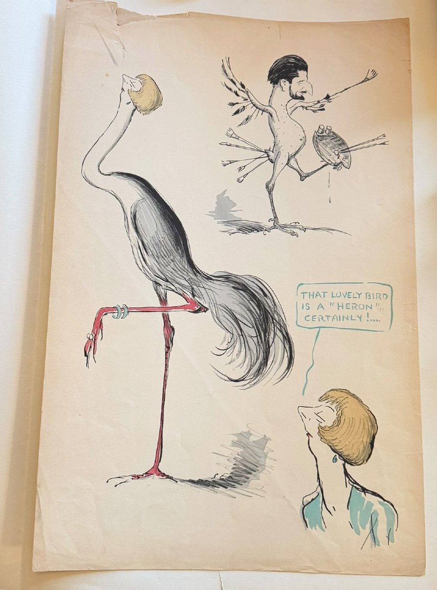 Georges Goursat dit Sem Lovely bird lithographie-photo-2