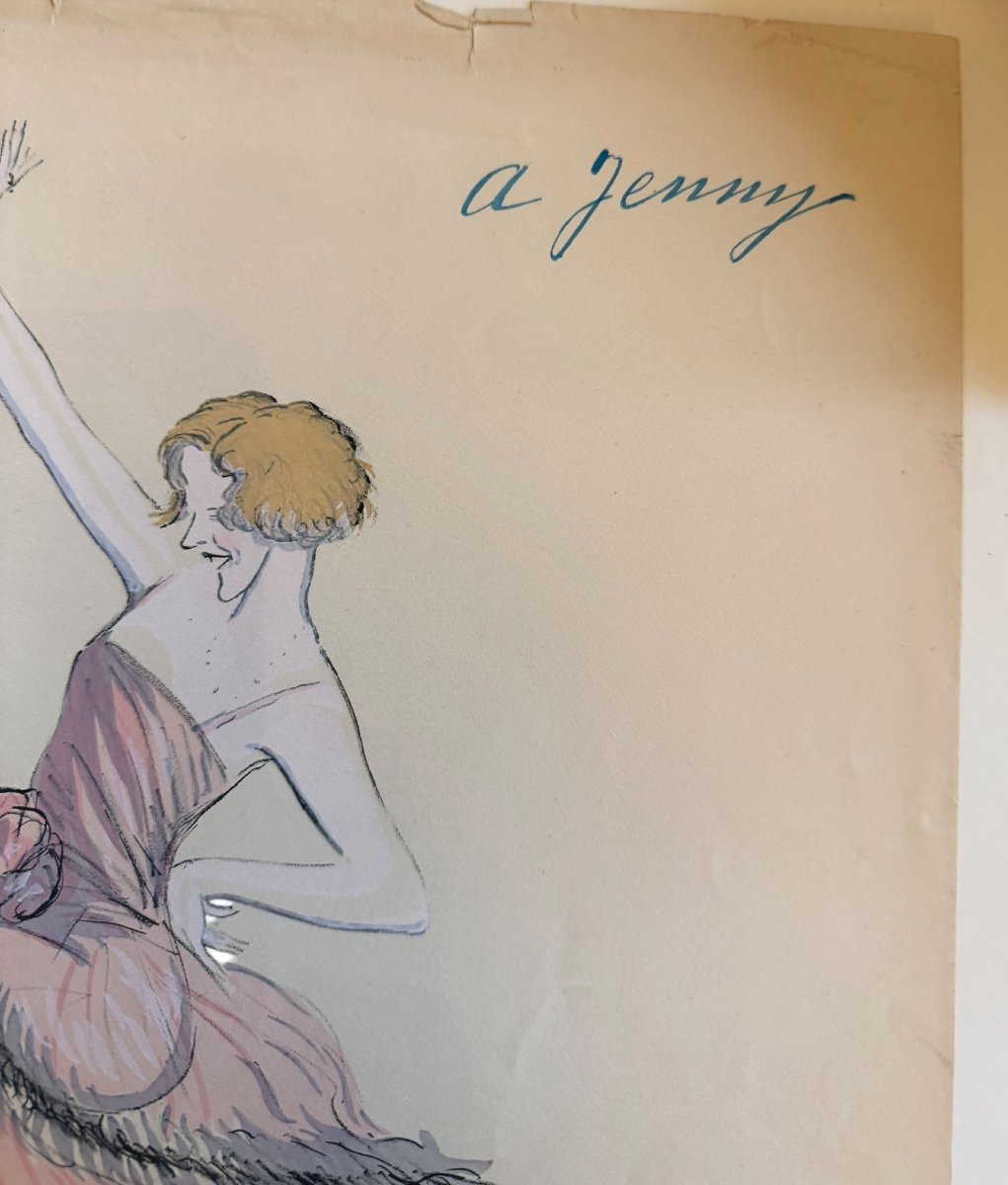 Georges Goursat Dit Sem Jenny Lithograph-photo-3