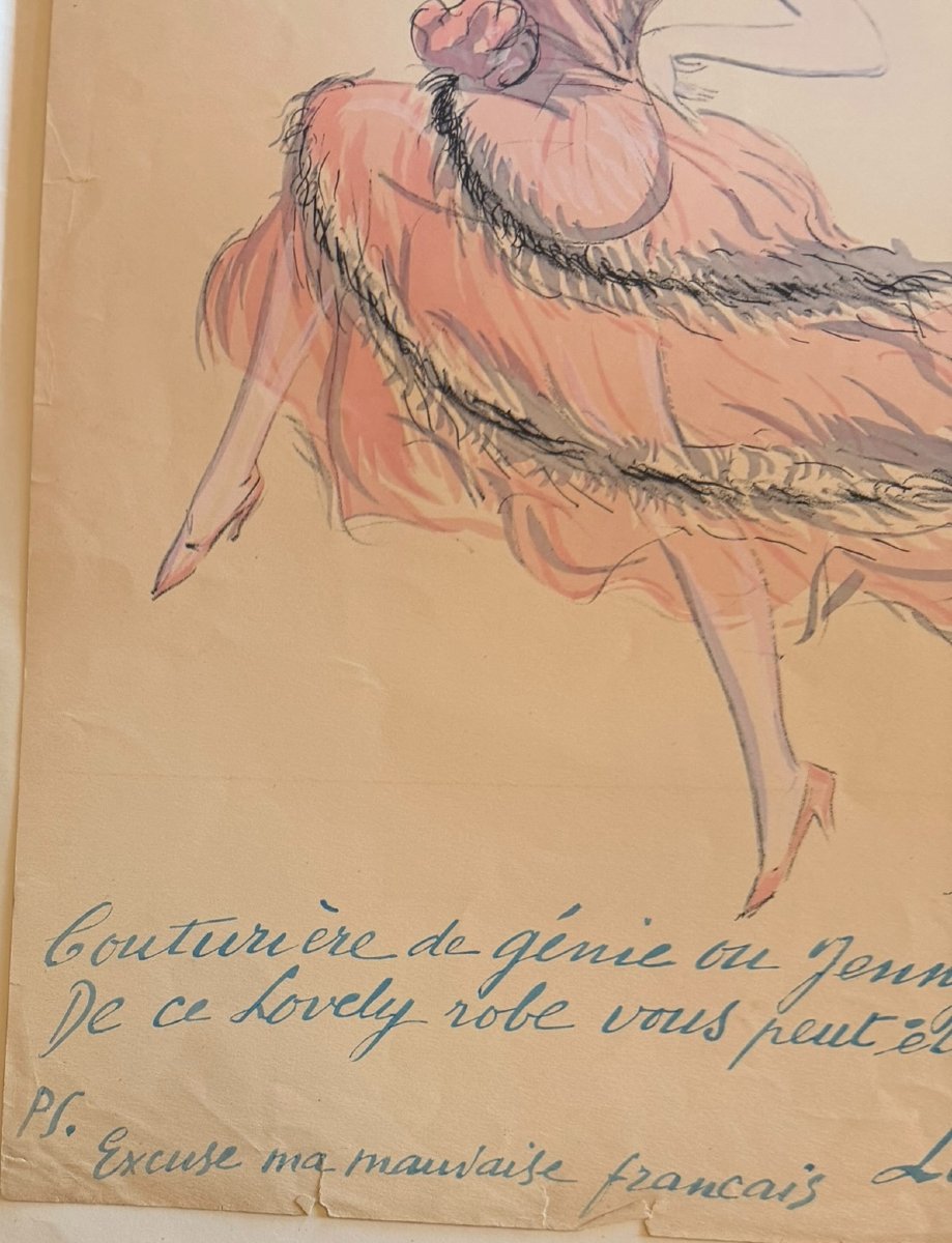  Georges Goursat Dit Sem Jenny Lithograph-photo-2