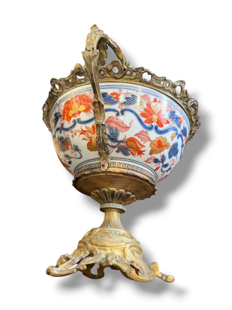 Coupe Imari XIXeme monture bronze -photo-7