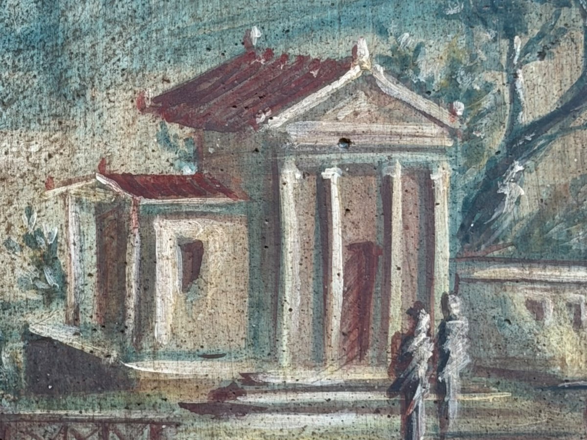 Ruine italienne peinture a fresco -photo-1