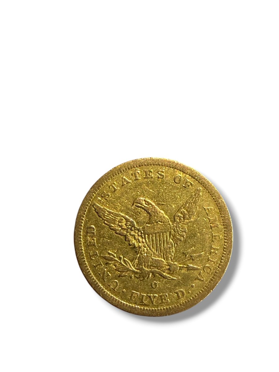 5 Dollar Gold Coin Liberty 1843-photo-2