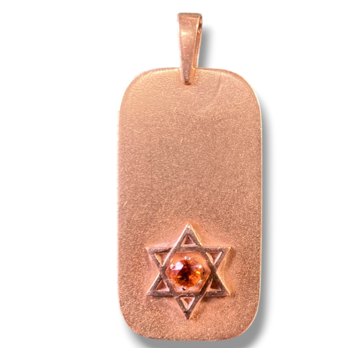 Judaica Pendentif Etoile de David en or massif