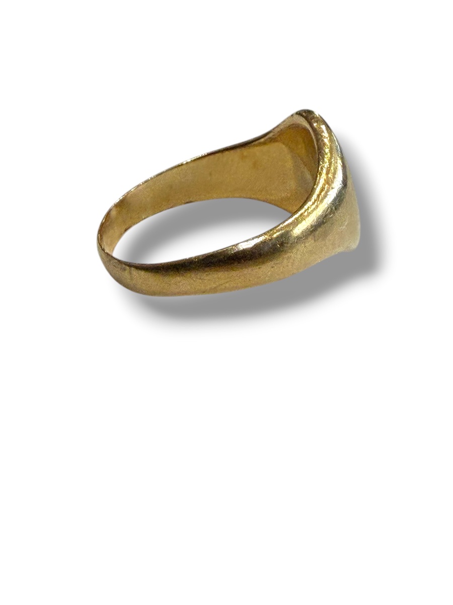 Bague chevalière or armoiries-photo-5