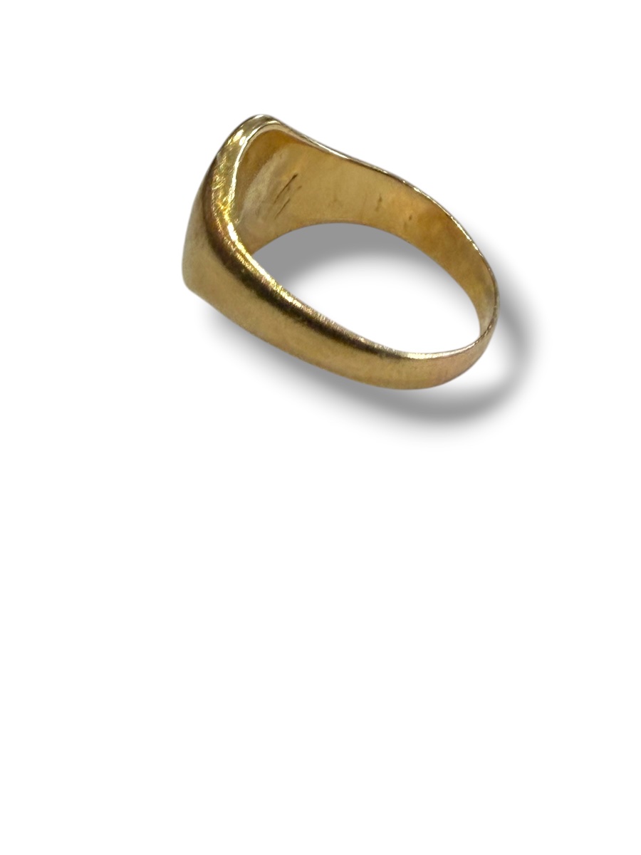 Bague chevalière or armoiries-photo-6